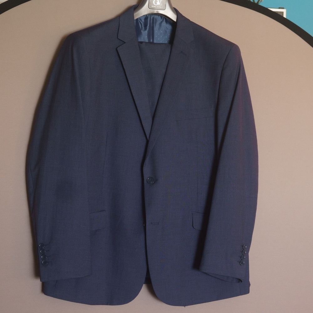 Blue Gino Vitale suit